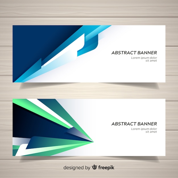 Abstract business banners