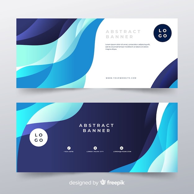 Abstract business banners