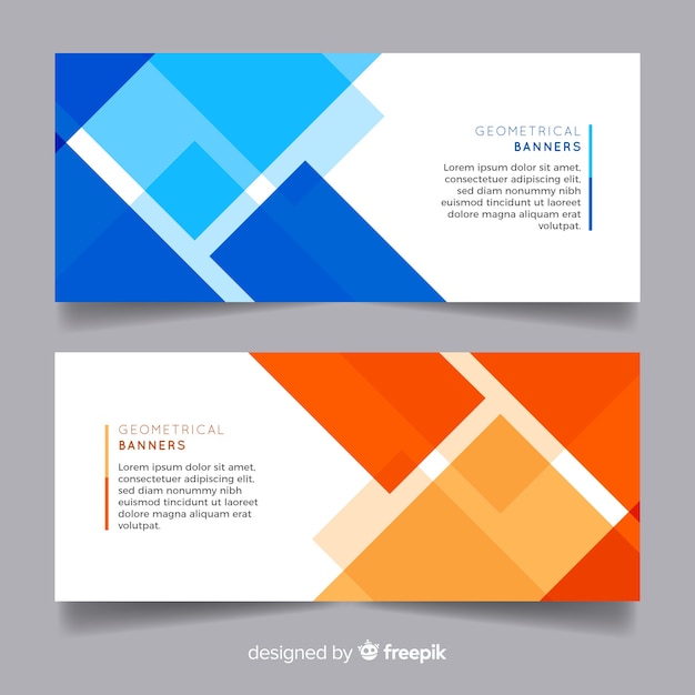 Abstract business banners