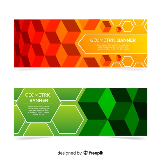 Abstract business banners