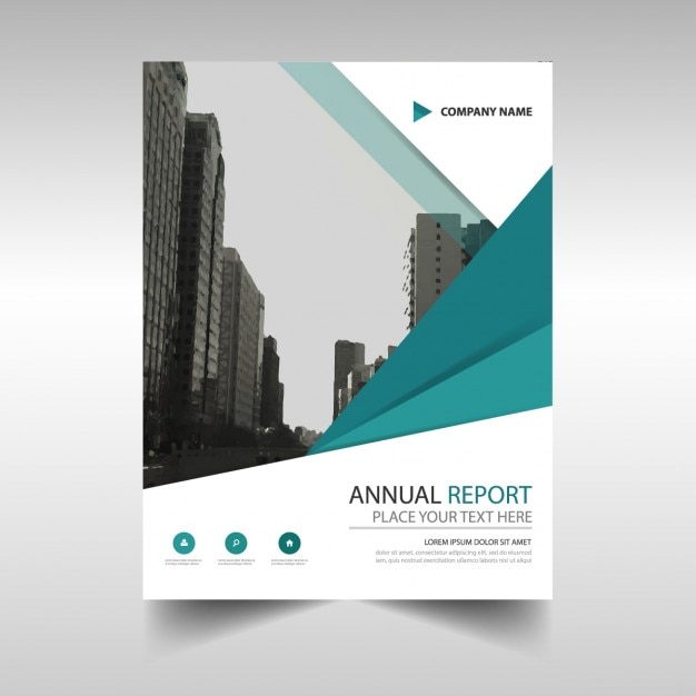 Free vector abstract business brochure