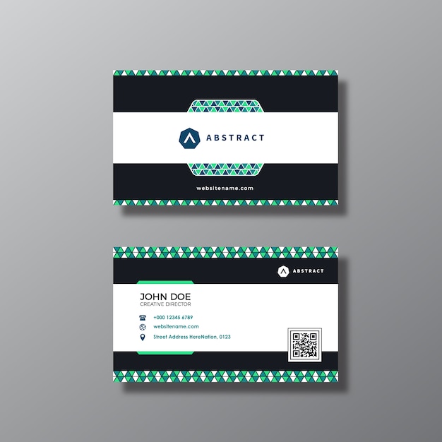 Abstract business card design