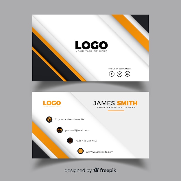 Download Free Abstract business card design SVG DXF EPS PNG - Cut ...