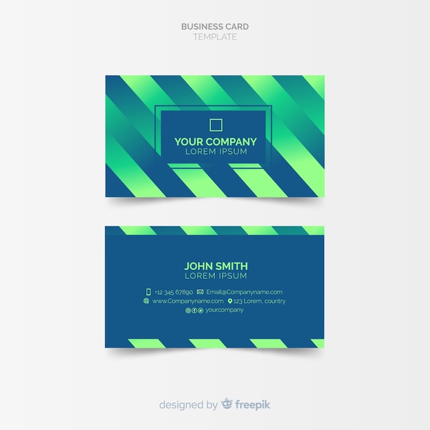 Abstract business card template