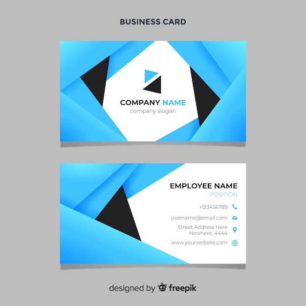 Abstract business card template