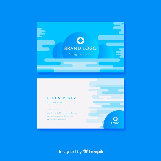 Abstract business card template