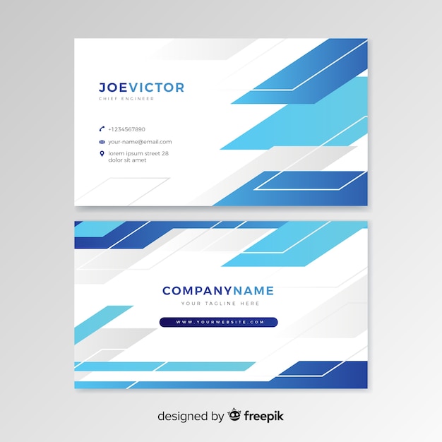 Abstract business card template