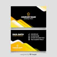 Free vector abstract business card template