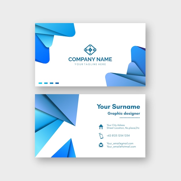 Abstract business card template