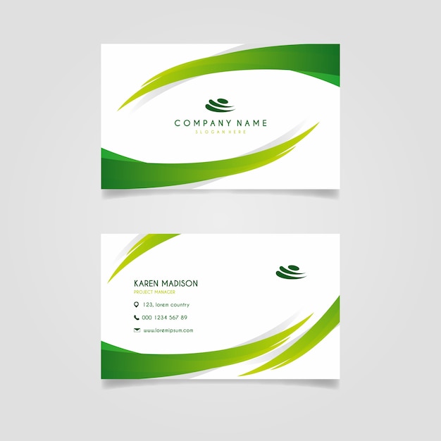 Abstract business card template