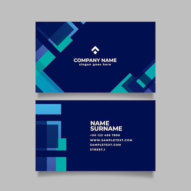 Abstract business card template