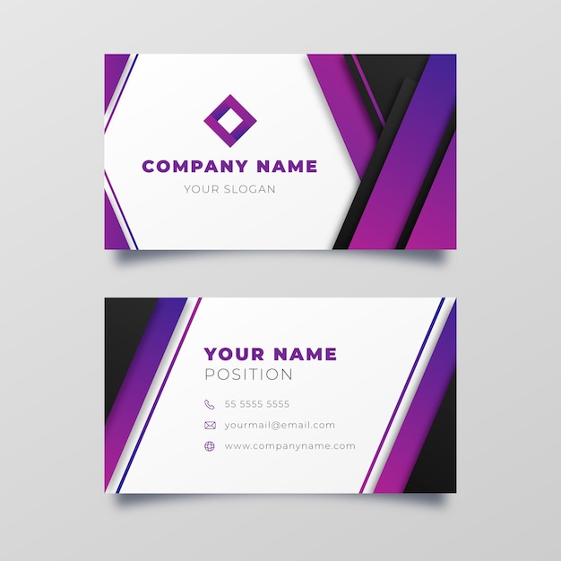 Abstract business card template