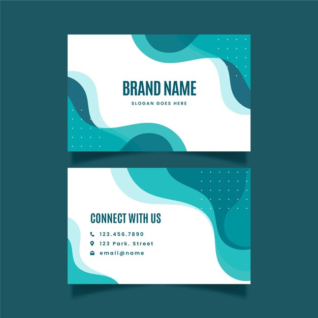 Abstract business card template