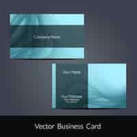 Free vector abstract business card