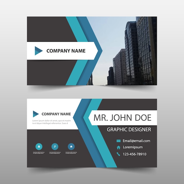 Free vector abstract business card