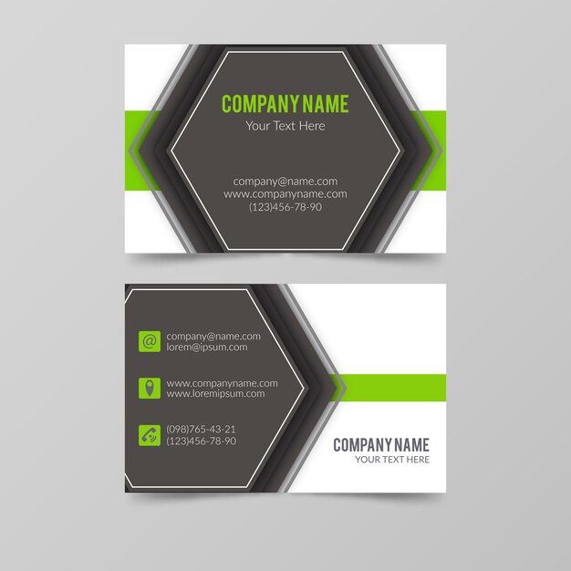 Abstract business card