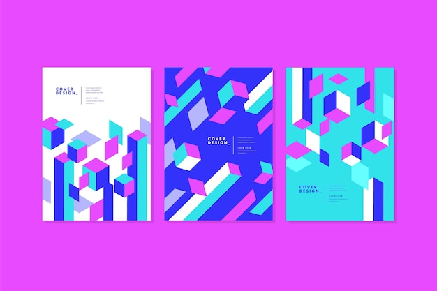 Abstract business cover collection