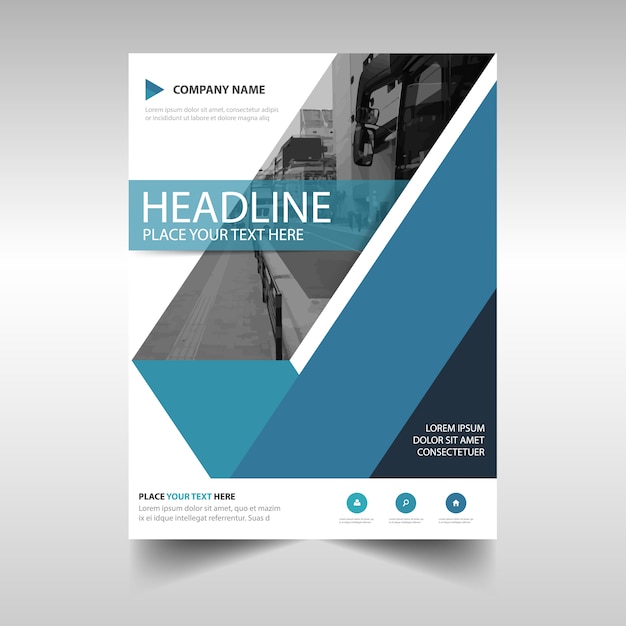 Abstract business cover template