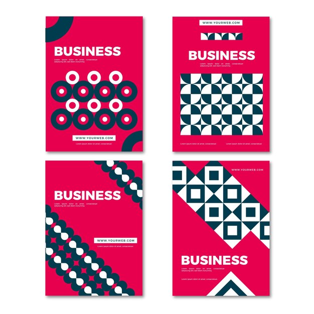 Free vector abstract business cover