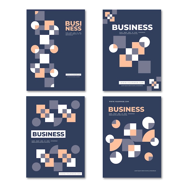 Free vector abstract business cover