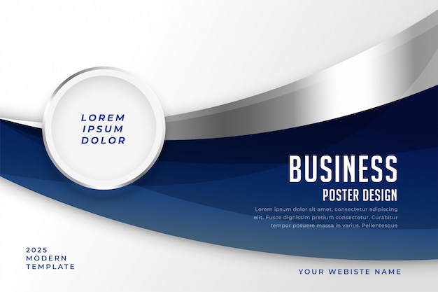 Abstract business style presentation modern template