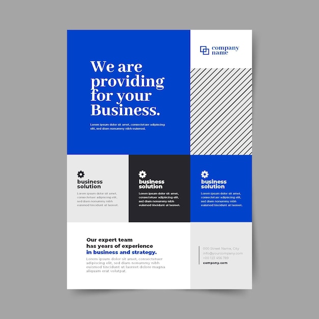 Abstract business template concept