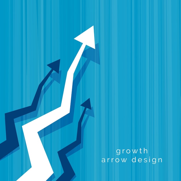 Abstract business vector arrow design background