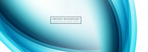 Abstract business wave banner