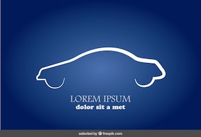 Abstract car logotype