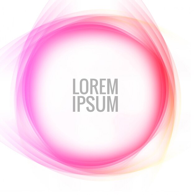 Free Vector | Circle with wavy shapes