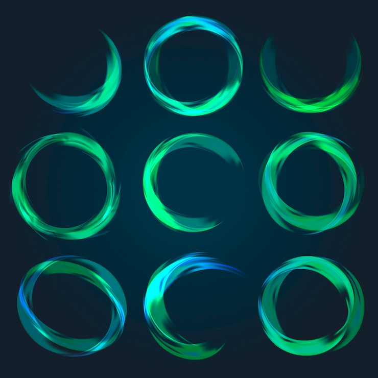 Free Vector abstract circular collection