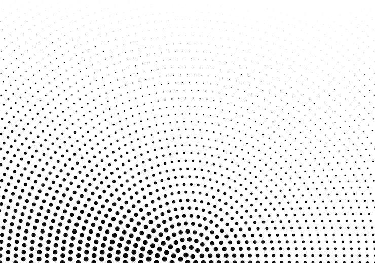 Free Vector abstract circular decorative black dotted background