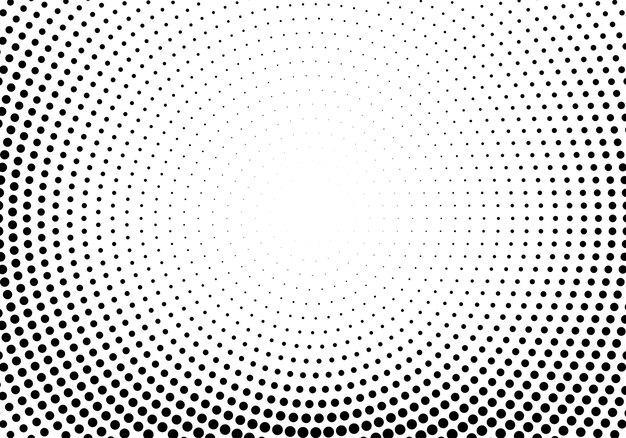 Abstract circular decorative dotted background