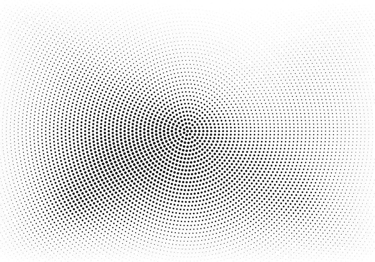 Free Vector abstract circular decorative dotted background