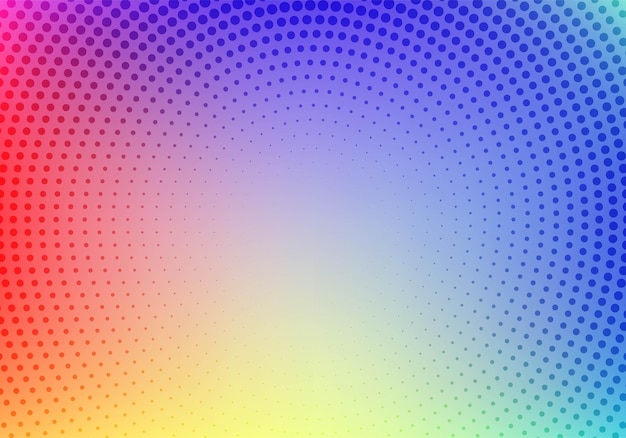 Abstract circular decorative dotted colorful background