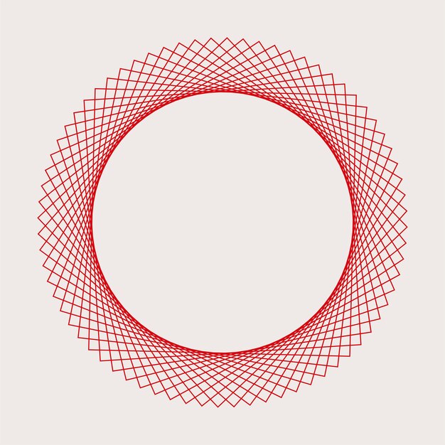 Abstract circular geometric element vector