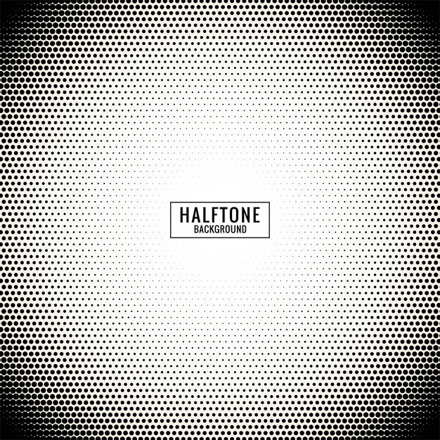 Abstract circular halftone background