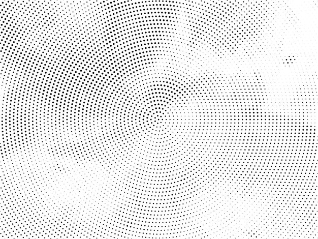 Абстрактный круговой полутоновый дизайн фона вектор