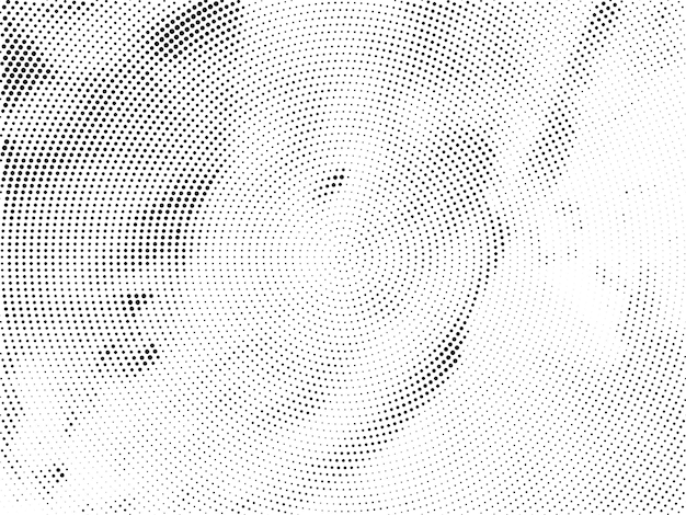 Free vector abstract circular halftone design background