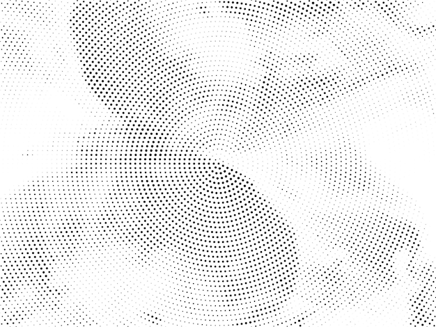 Abstract circular halftone design background