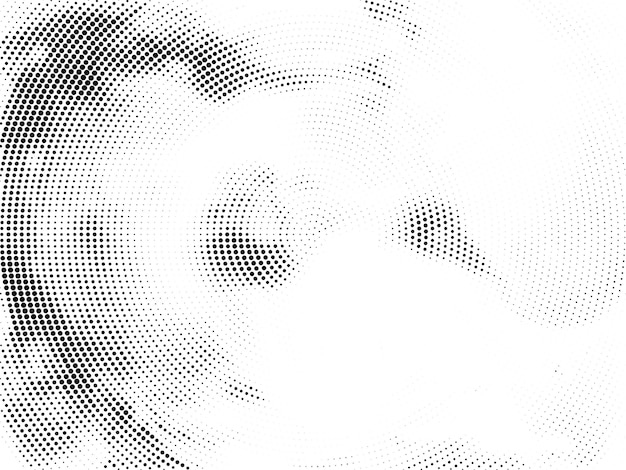 Abstract circular halftone design background