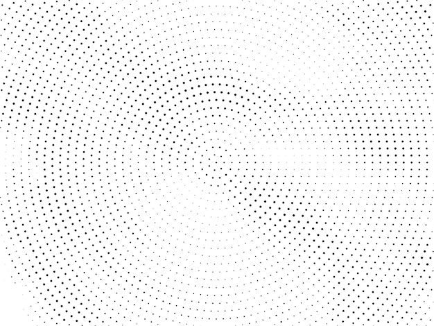 Бесплатное векторное изображение Абстрактный круговой полутоновый дизайн декоративный фон
