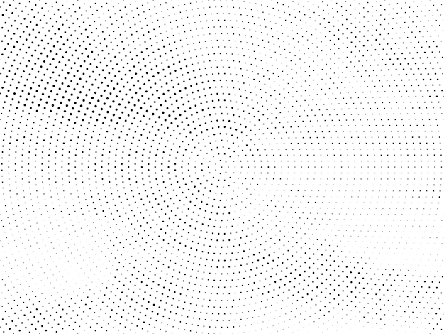 Free vector abstract circular halftone design decorative background