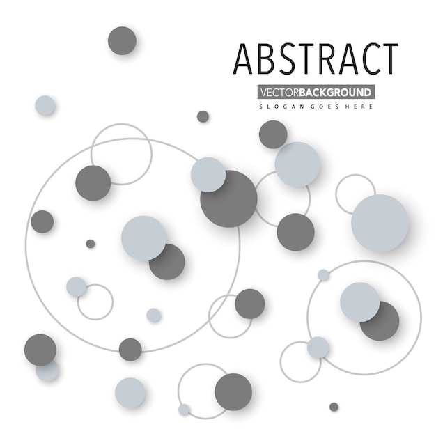 Free vector abstract circular layout background