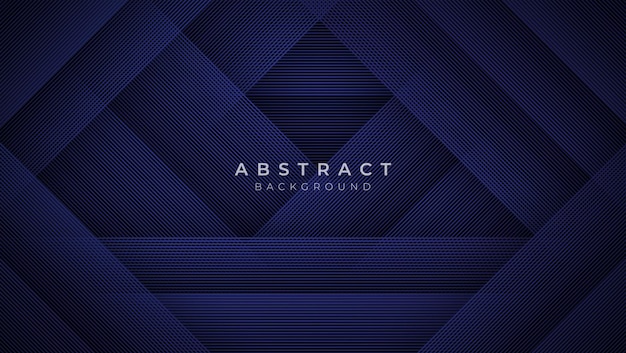 Abstract classic blue background with geometric shape