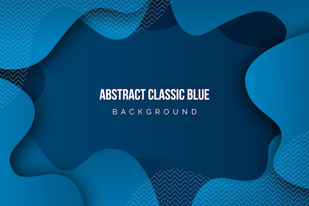 Free vector abstract classic blue background