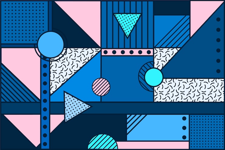 Free Vector abstract classic blue background