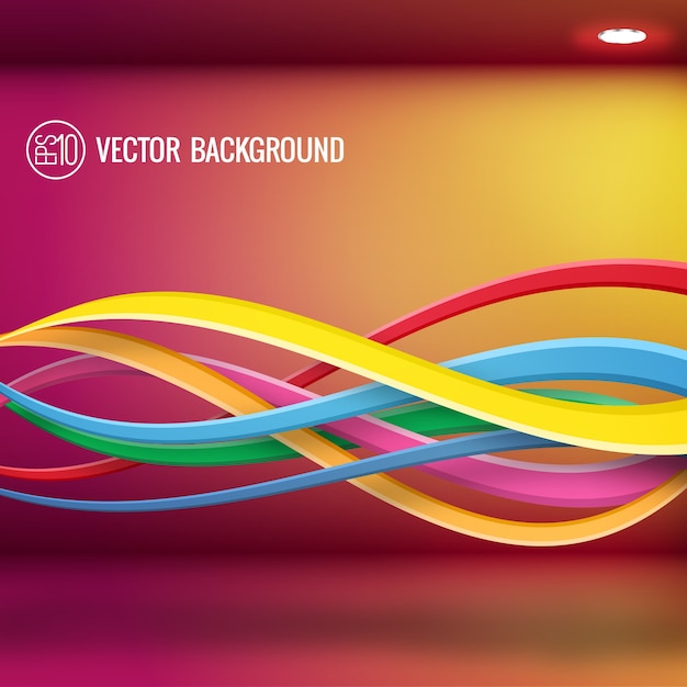 Free vector abstract clean modern dynamic template