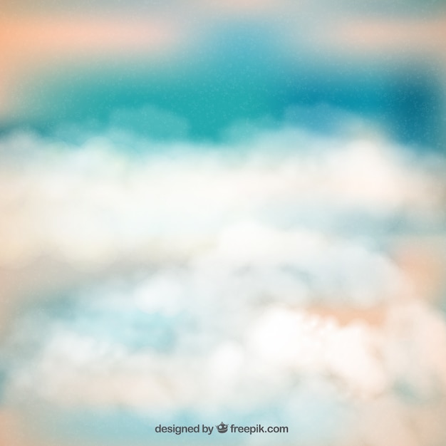 Vettore gratuito astratto sfondo cielo nuvoloso