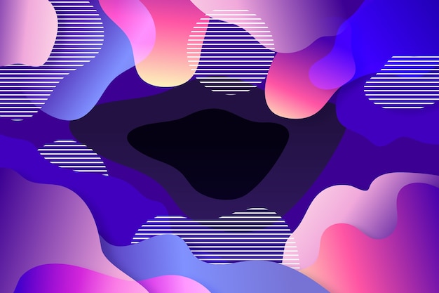 Бесплатное векторное изображение Абстрактный красочный дизайн фона